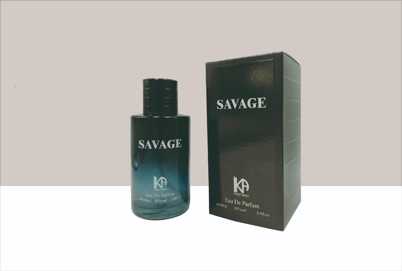 KA Perfumes Savage Eau De Parfum 100ml in UAE – Long-Lasting Masculine Fragrance for Men