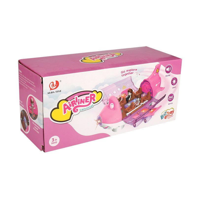 Simulation Model 360° Rotating Music Light Children’s Toy Airplane in UAE – Remote Control Somatosensory Toy for Boys & Girls (Ages 4–6)