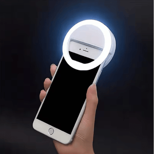 Clip-On Selfie Ring Light – Portable LED Phone Light for Photos & Videos – UAE