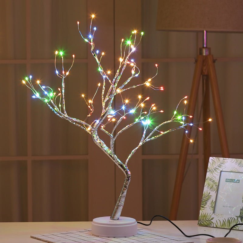 Tree Light Touch Switch Pearl Star Night Light – USB LED Bonsai Tree Lamp for Home Décor UAE