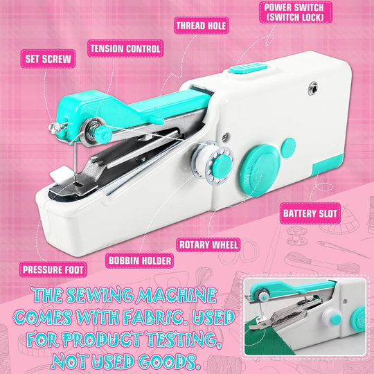 Portable Stitch Machine in UAE – Handheld Sewing Machine for Quick Repairs, Battery or USB Powered Mini Stitcher
