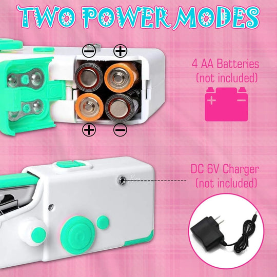 Portable Stitch Machine in UAE – Handheld Sewing Machine for Quick Repairs, Battery or USB Powered Mini Stitcher